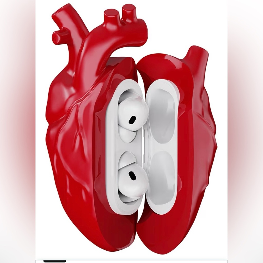 AirPods 4th Generation Protective Heart Silicone